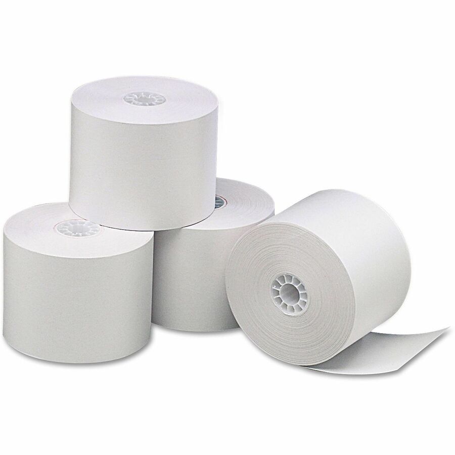 Universal Direct Thermal Printing Paper Rolls, 2.25" x 85 ft, White, 3/Pack - 2 1/4" x 85 ft - White - 3 / Pack