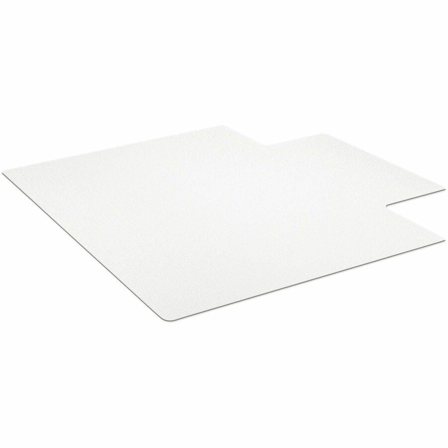 ES ROBBINS Hard-Floor Chair Mat - Hardwood Floor, Hard Floor, Wood Floor, Tile Floor - 53" Length x 45" Width x 0.110" Thickness - Lip Size 12" Length x 25" Width - Vinyl - Clear - 1 Each
