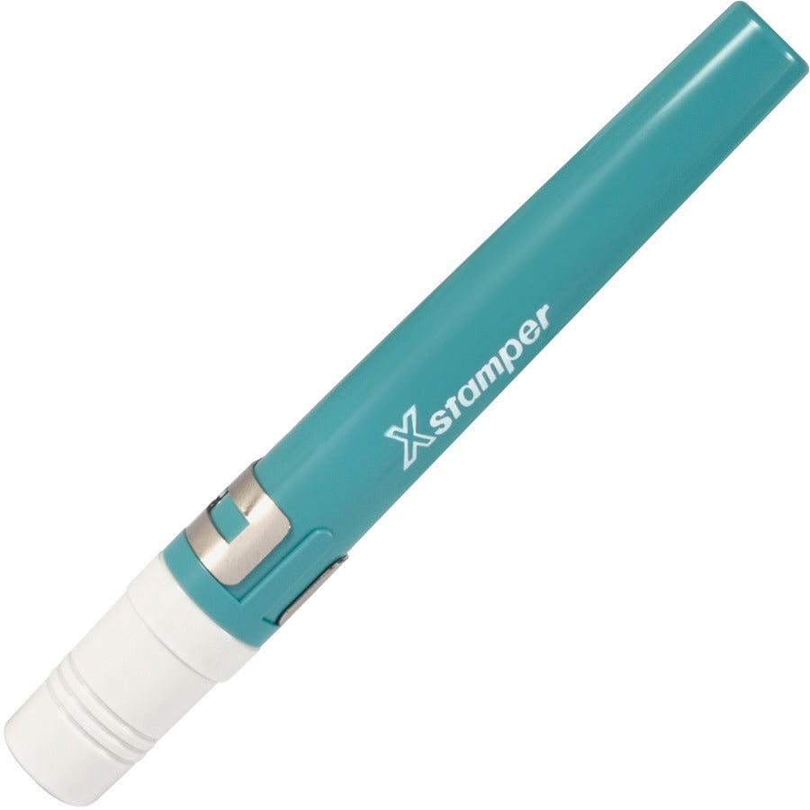 Xstamper 1/4" Round Inspection Stamp - 0.25" Impression Diameter - 50000 Impression(s) - Assorted - Rubber - 1 Each