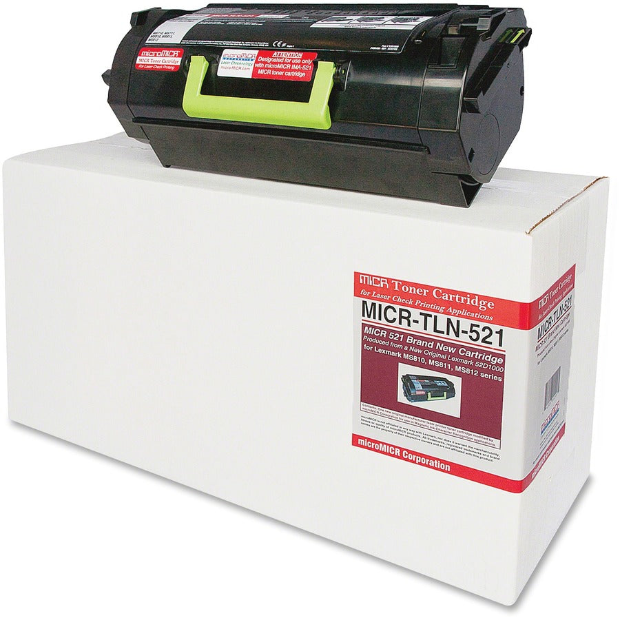microMICR MICR Laser Toner Cartridge 52D1000 - Black - 1 Each - 6000 Pages