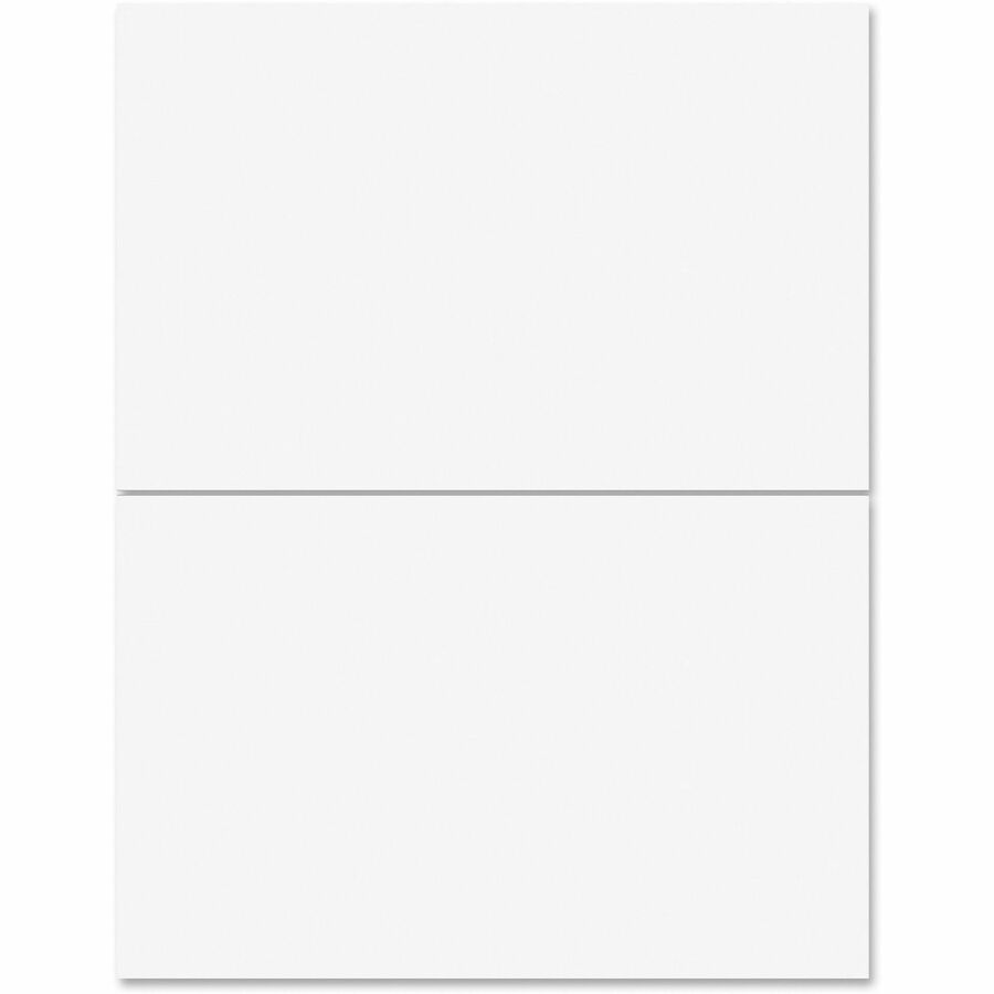 Business Source Multipurpose Shipping Labels - 5 1/2" Width x 8 1/2" Length - Permanent Adhesive - Rectangle - Laser, Inkjet - 2 / Sheet - 500 Total Sheets - 1 Carton