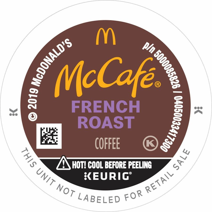 McCafé, ®, K-Cup French Roast Coffee - Compatible with Keurig Brewer - Dark/Bold - K-Cup - 24 / Box