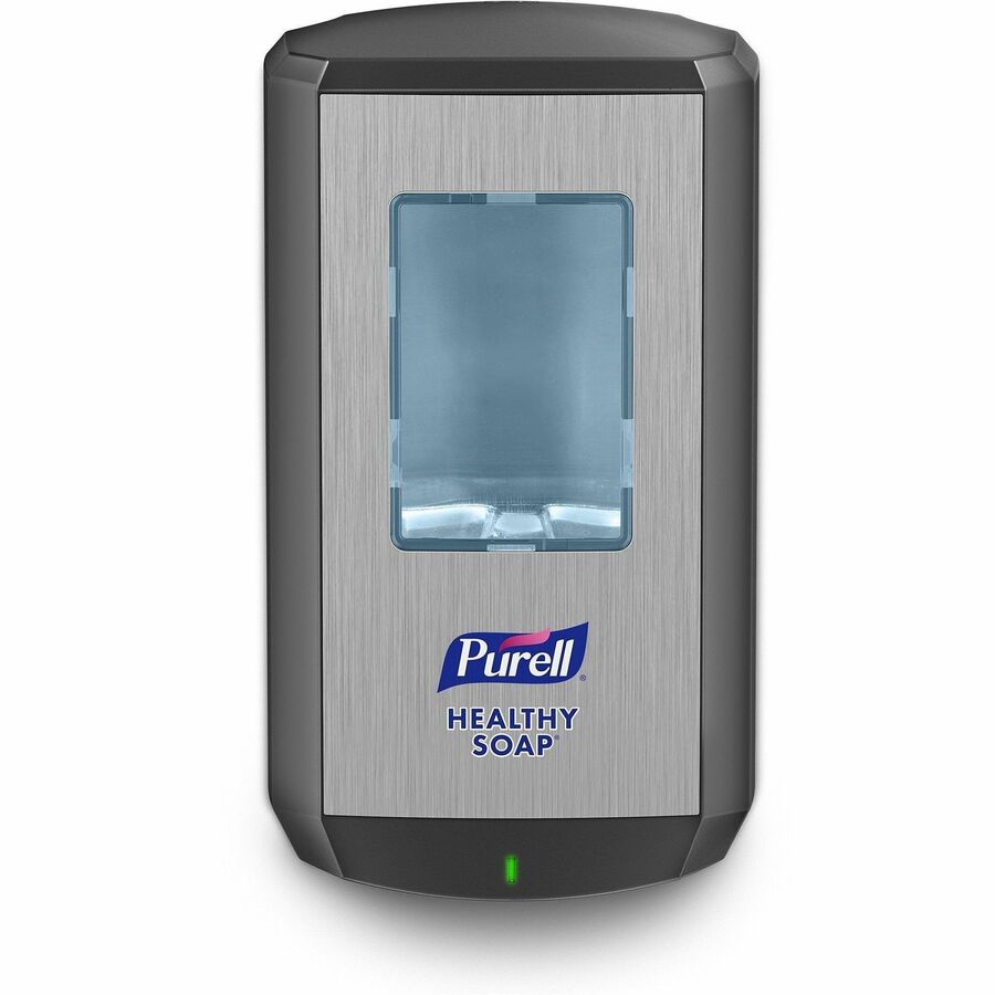 PURELL®, CS6 Soap Dispenser - Automatic - 1.27 quart Capacity - Support 4 x C Battery - Site Window, Wall Mountable, Durable - Gray - 1 Carton
