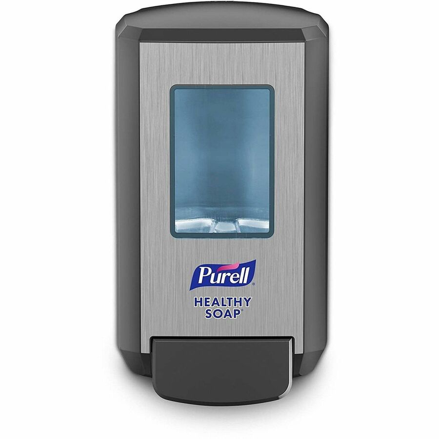 PURELL®, CS4 Soap Dispenser - Manual - 1.32 quart Capacity - Site Window, Wall Mountable, Durable - Gray - 1 Carton