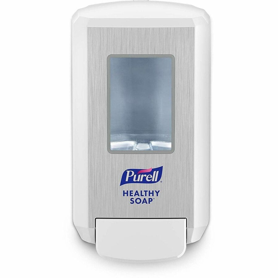 PURELL®, CS4 Soap Dispenser - Manual - 1.32 quart Capacity - Site Window, Wall Mountable, Durable - White - 1 Carton
