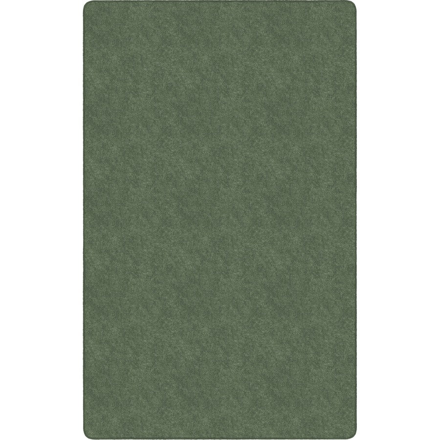 Flagship Carpets Amerisoft Solid Color Rug - 18 ft Length x 12 ft Width - Rectangle - Sage Green - Nylon, Polyester