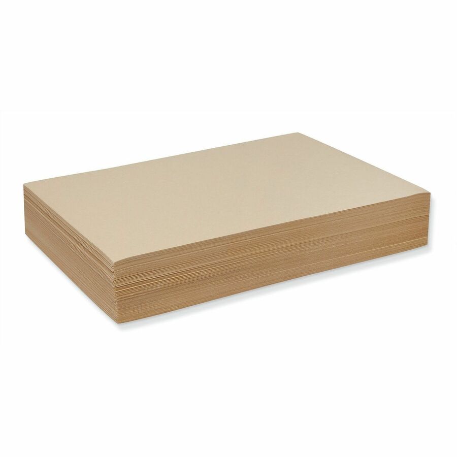 Pacon®, Standard-Weight Manila Drawing Paper - 12" x 18" Sheet Size - Manila Paper - Recyclable, Standard Weight - 500 / Pack