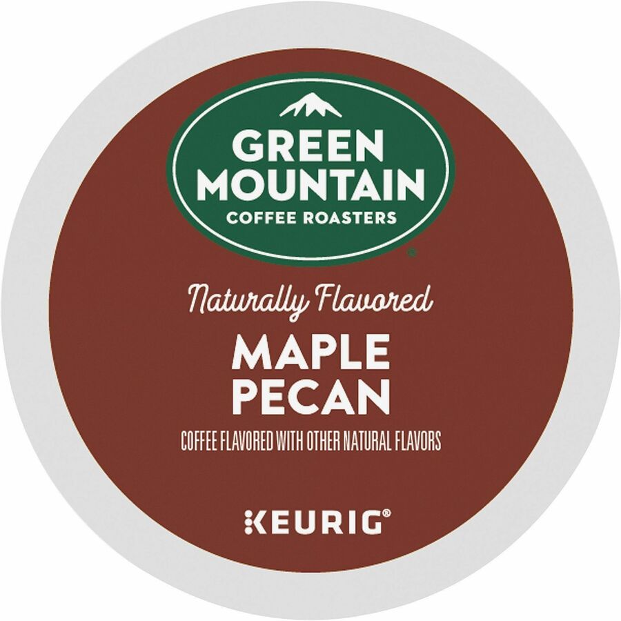 Green Mountain Coffee Roasters®, K-Cup, Pod Maple Pecan Coffee - Compatible with Keurig K-Cup Brewer - Light - 24 K-Cup - K-Cup, Pod - Maple Pecan, Maple, Butter Pecan - Kosher - 4 / Carton