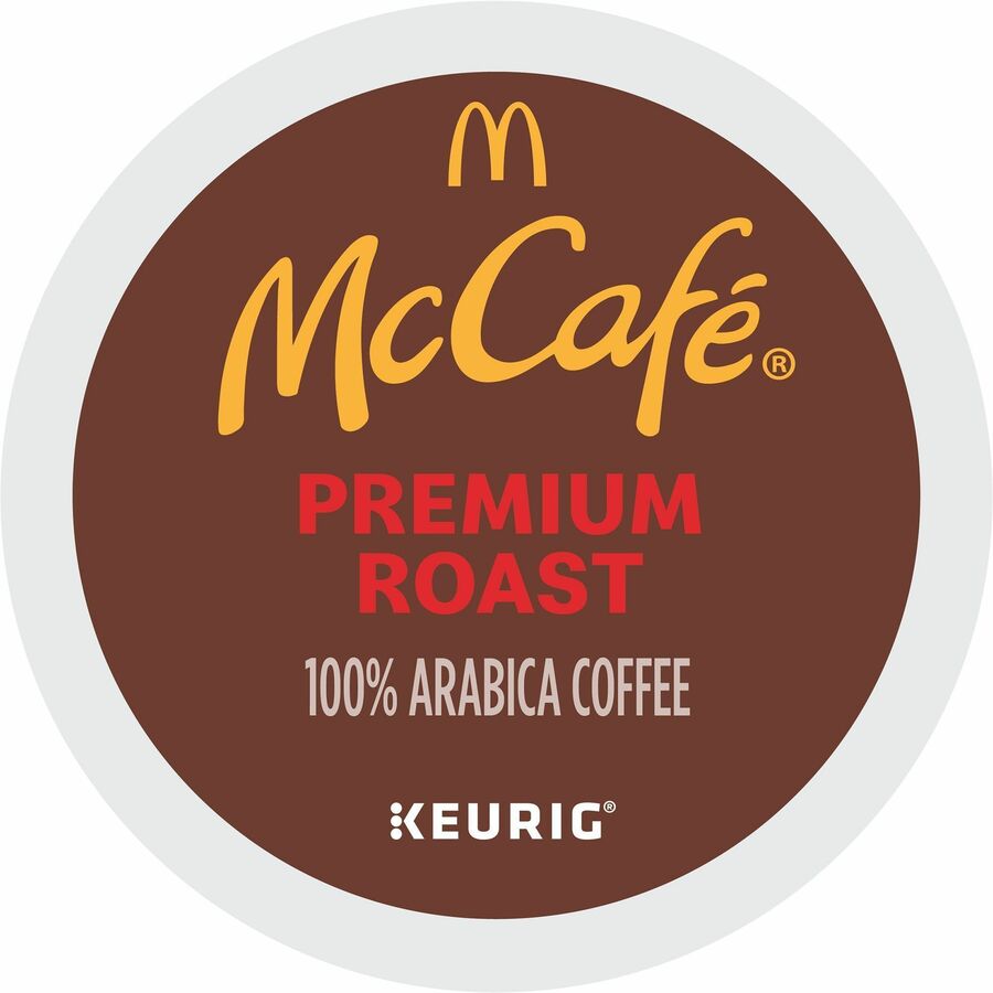 McCafé, ®, K-Cup Premium Roast Coffee - Compatible with Keurig K-Cup Brewer - Medium - 24 K-Cup - K-Cup - Premium Roast - 4 / Carton