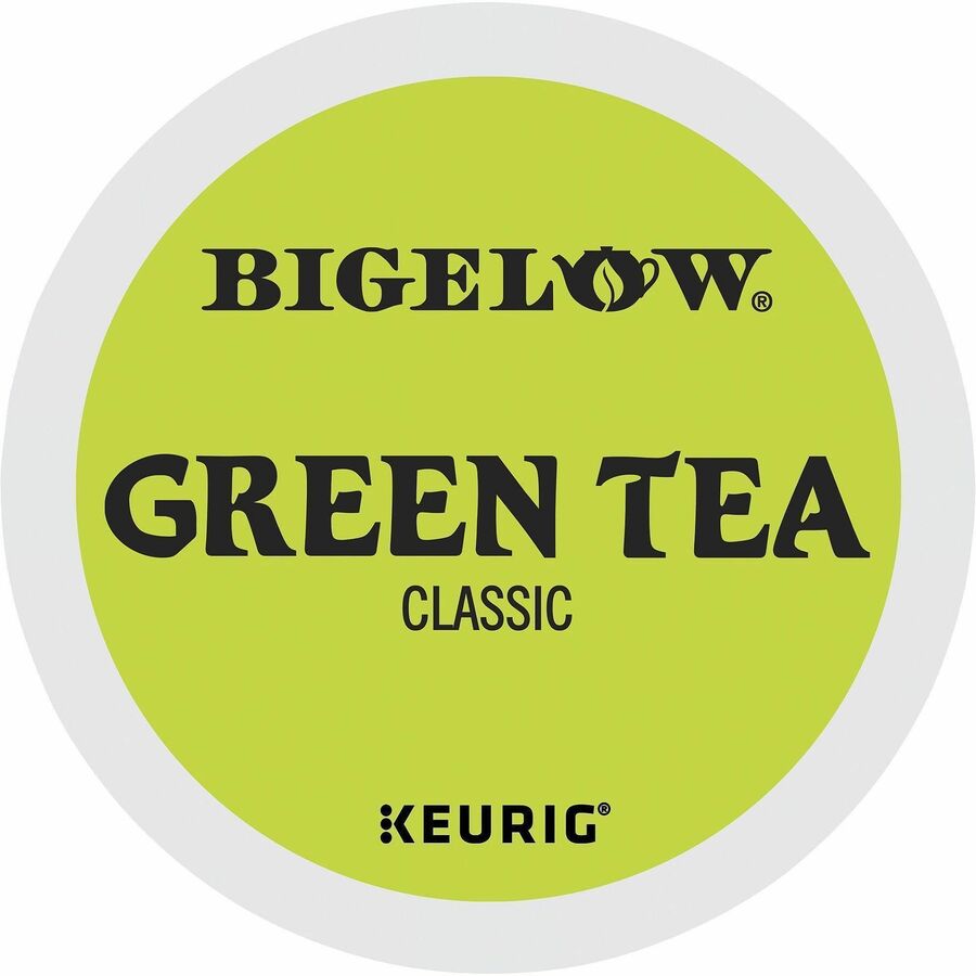 Bigelow®, Classic Blend Green Tea Green Tea K-Cup - Compatible with Keurig Brewer - Green Tea - 24 K-Cup - Caffeinated - 4 / Carton