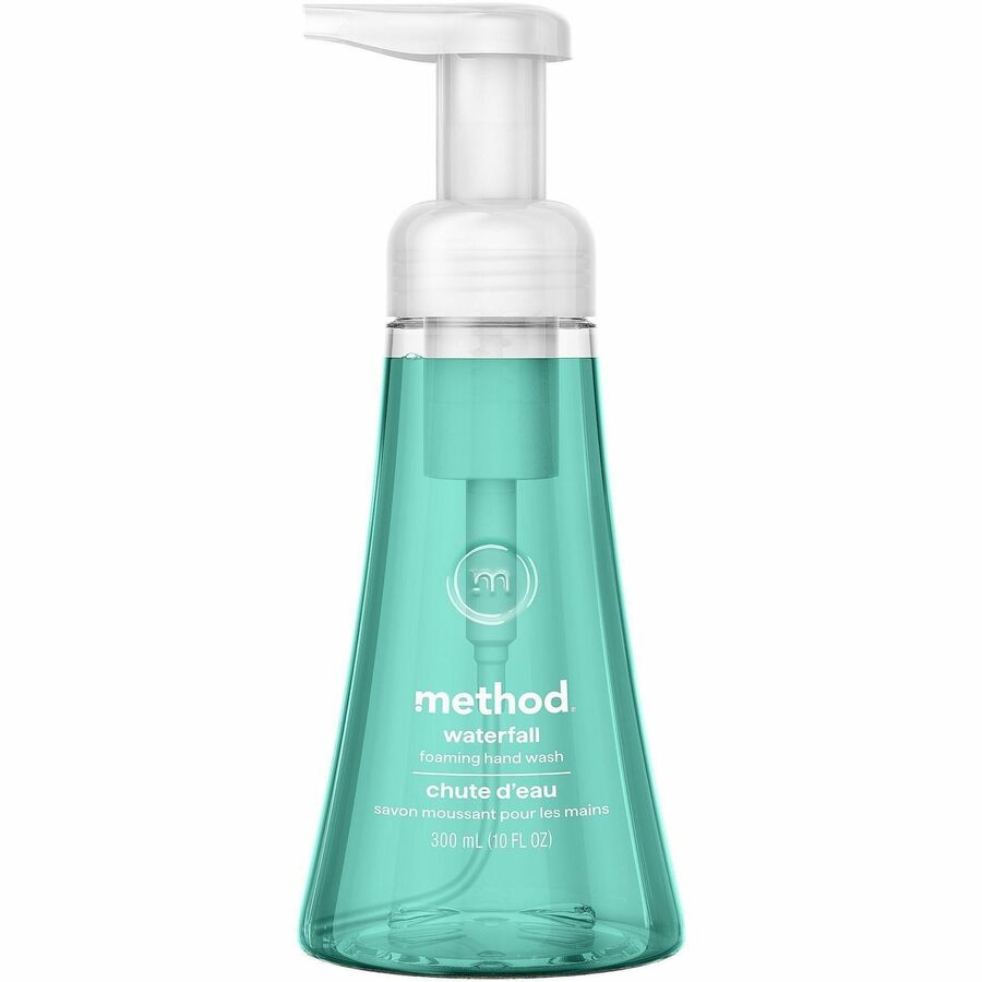 Method Waterfall Foaming Hand Wash - Waterfall Scent - 10 fl oz - Bottle Dispenser - Hand - Blue - Cruelty-free, Paraben-free, Phthalate-free - 1 Each