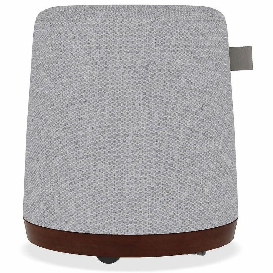 Mü, m Perch Soft Seating - Memory Foam Seat Material - Gray - Leather, Fabric - 1 Carton