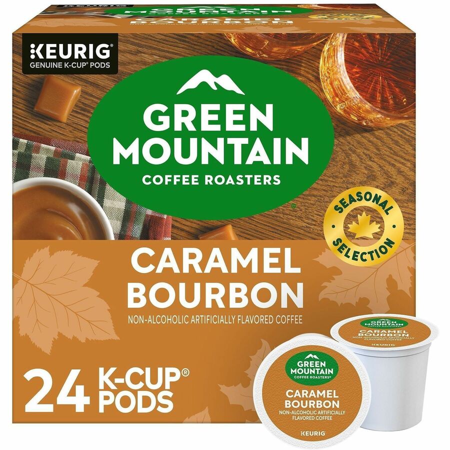 Green Mountain Coffee Roasters®, K-Cup Caramel Bourbon Coffee - K-Cup - Caramel Bourbon