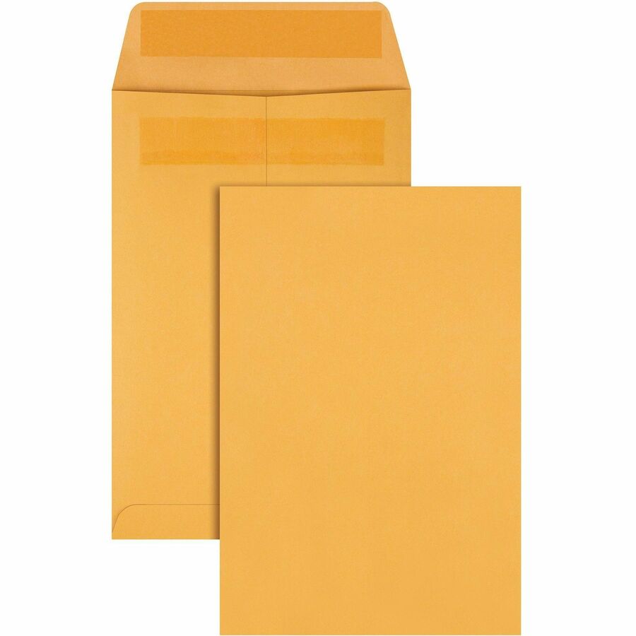 Quality Park 6-1/2 x 9-1/2 Catalog Mailing Envelopes with Redi-Seal®, Self-Seal Closure - Catalog - #1 3/4 - 6 1/2" Width x 9 1/2" Length - 28 lb - Self-sealing - Kraft - Kraft - 250 / Box