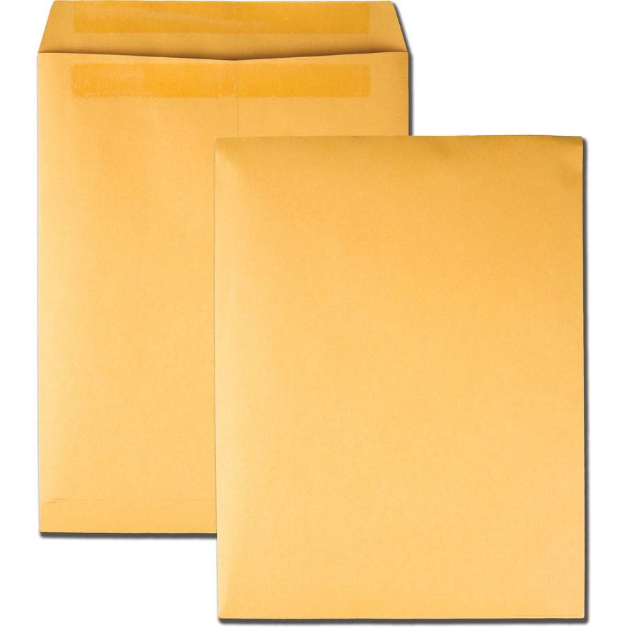 Quality Park 10 x 13 Catalog Envelopes with Redi-Seal®, Self-Sealing Closure - Catalog - #13 1/2 - 10" Width x 13" Length - 28 lb - Self-sealing - Kraft - Kraft - 250 / Box
