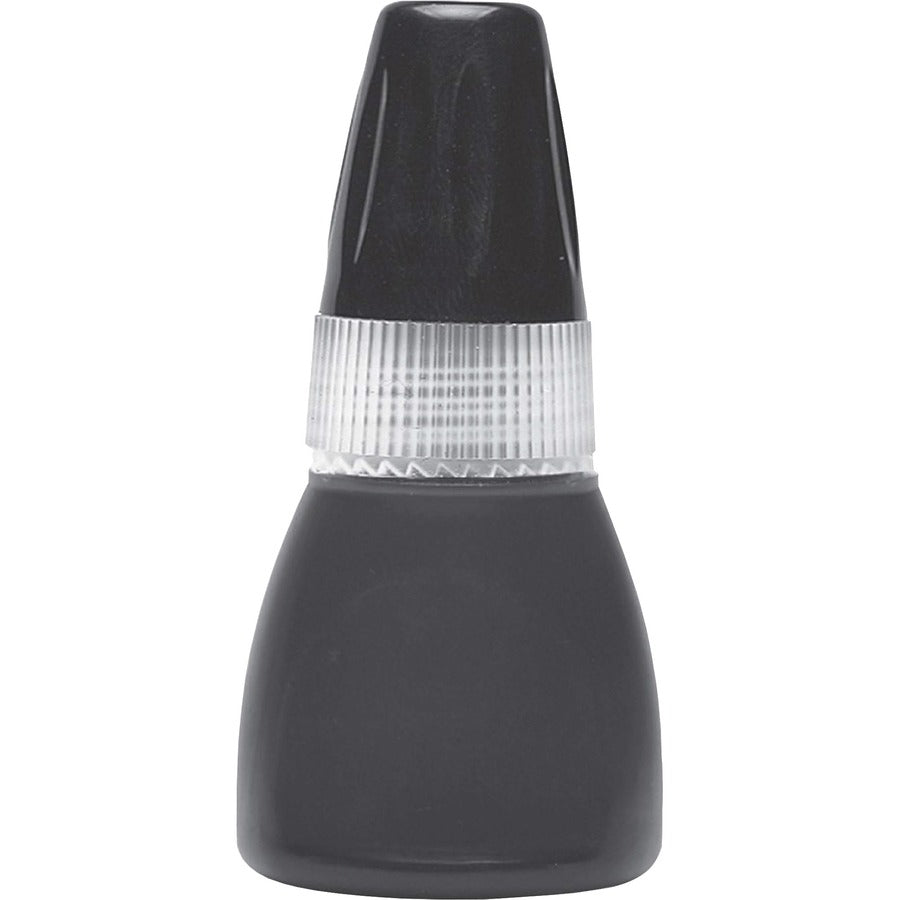 Xstamper 10 ml Bottle Refill Inks - Black Ink - 0.34 fl oz - Black - 1 Each