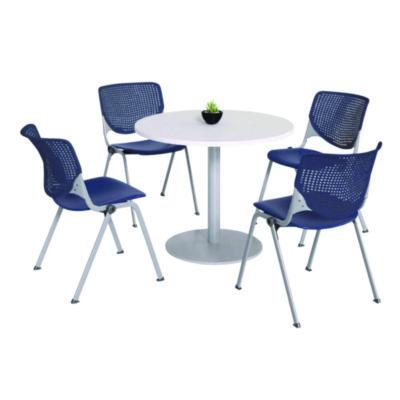 KFI811774036665 TABLE,WHT, 4 CHAIRS,NV