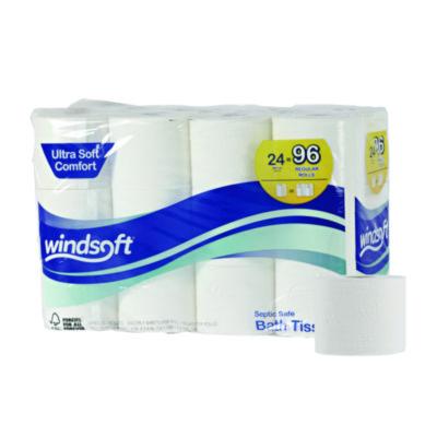 WIN24244 TISSUE,BATH,24RLS/CT,WH