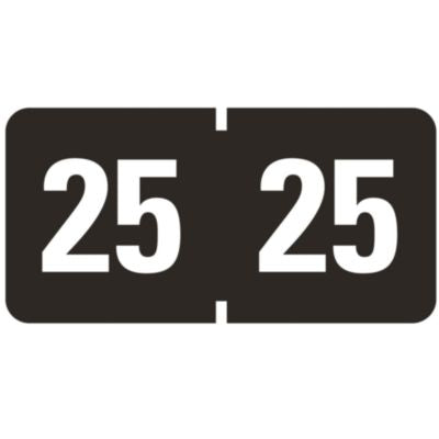 SMD68325 LABEL,YR 2025,ROLL,BK