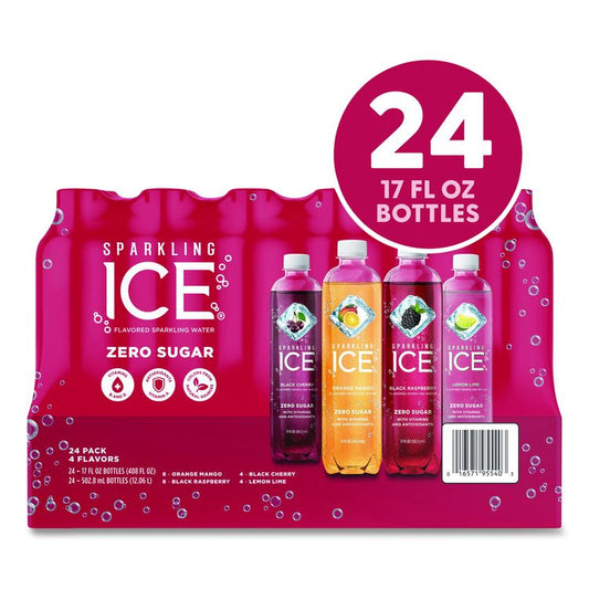 Fruit Frenzy Variety Pack, Assorted Flavors, 17 oz Bottle 24/Carton