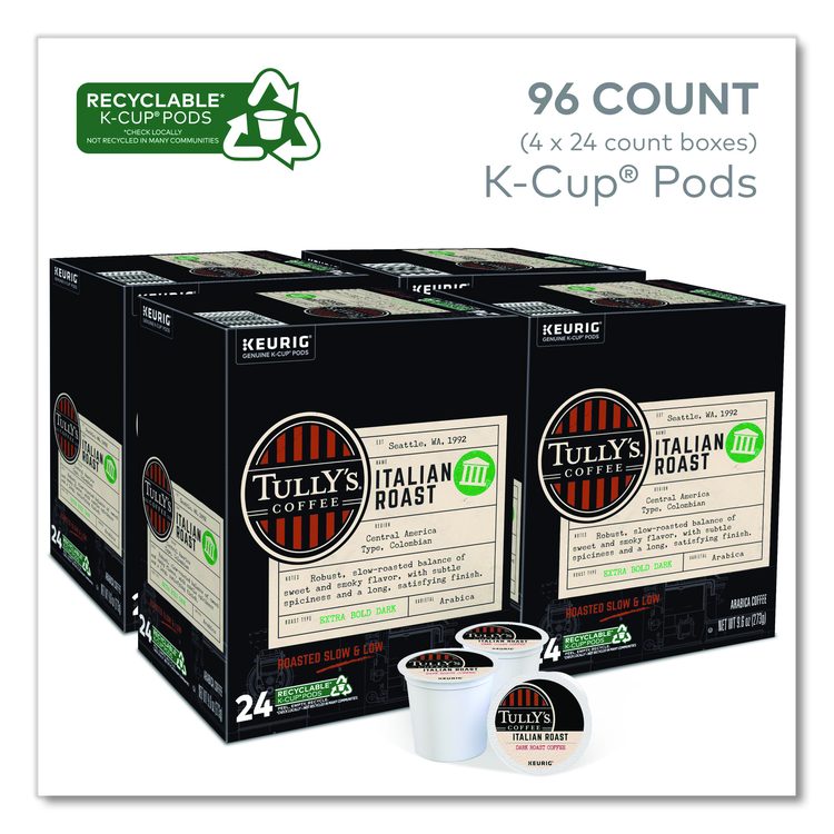 Italian Roast Coffee K-Cups, 96/Carton