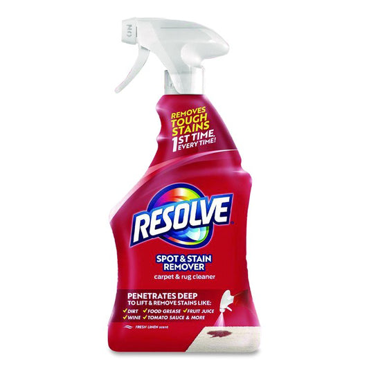 Triple Oxi Advanced Trigger Carpet Cleaner, Fresh Linen Scent, 22 oz Spray Bottle, 12/Carton