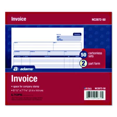ABFNC287250 FORM,INVCE,2PT,CBLS,50/PK