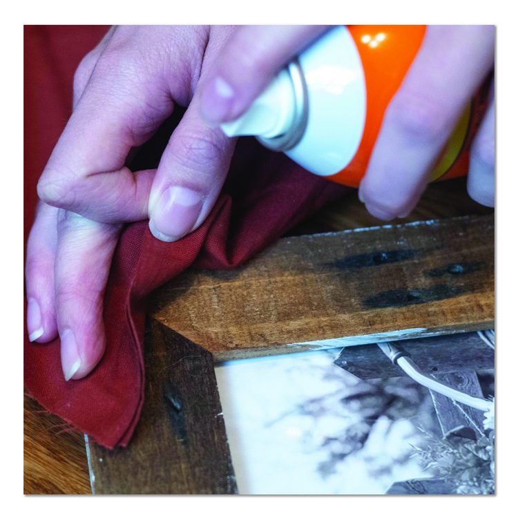 Spray Adhesive, 14 oz, Dries Clear