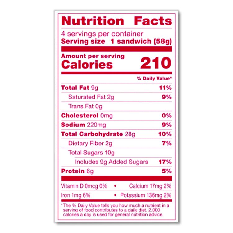 UNCRUSTABLES Peanut Butter and Strawberry Jam, 2 oz, 10/Box, 2 Boxes/Carton