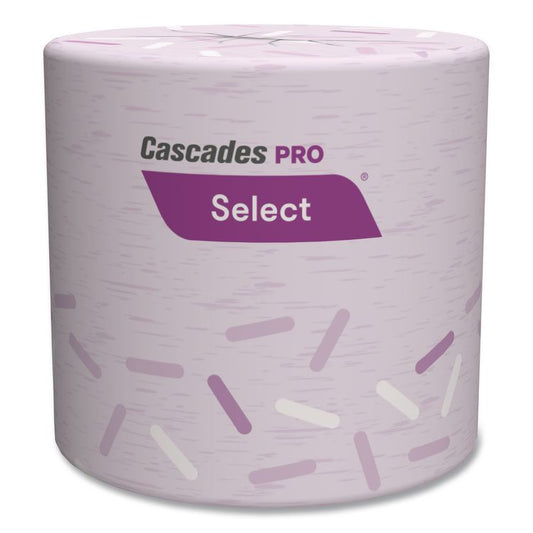 Select Standard Bath Tissue, Septic Safe, 2-Ply, White, 4 x 3.19, 500 Sheets/Roll, 96 Rolls/Carton