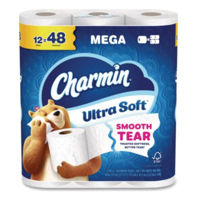 PGC08813PK TISSUE,CHRM SOFT 12/PK,WH