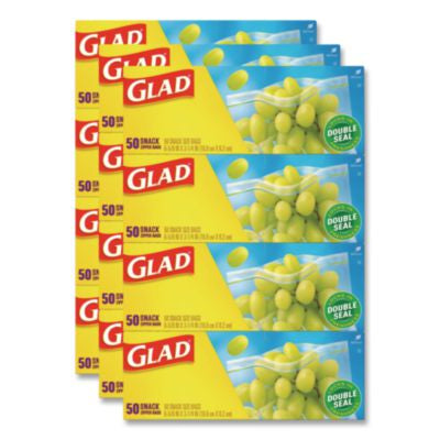 CLO60741 BAG,ZIPLCK,SNACK,12/50CT