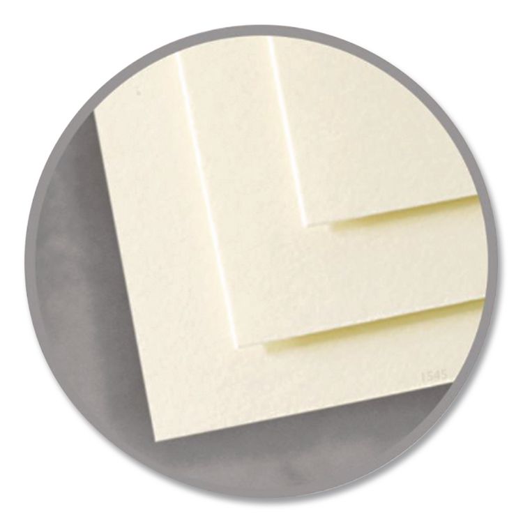 100% Cotton Resume Paper, 24 lb Bond Weight, 8.5 x 11, Ivory, 100/Pack