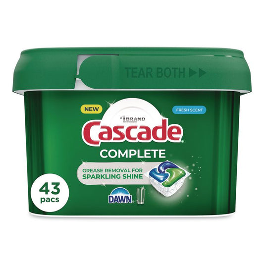 ActionPacs, Fresh Scent, 20 oz Tub, 43/Tub, 6 Tubs/Carton