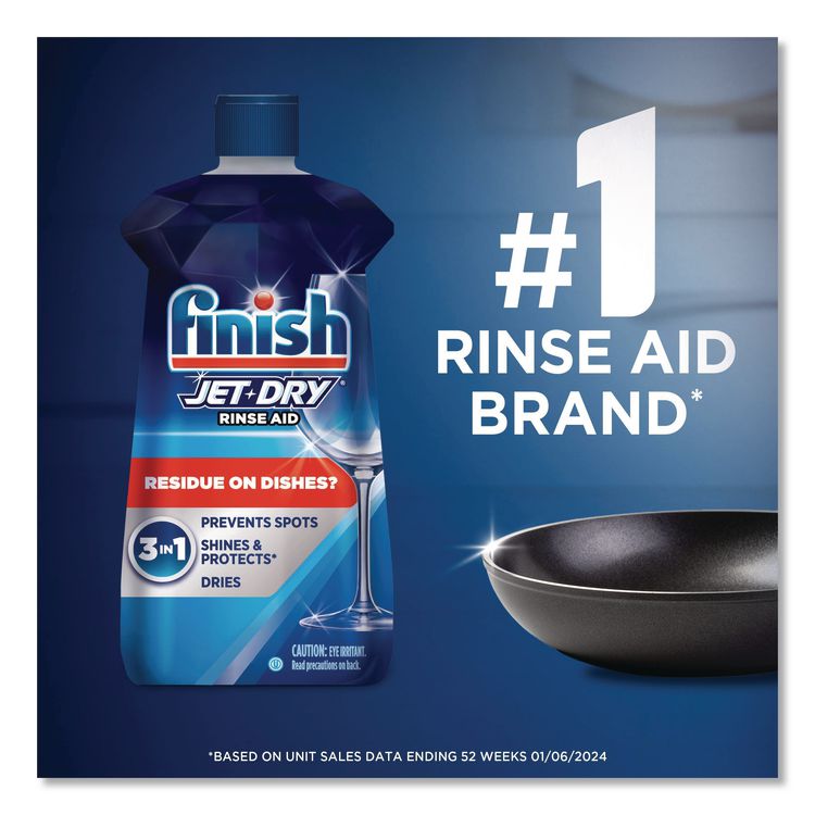 Jet-Dry Rinse Agent, 16 oz Bottle, 6/Carton