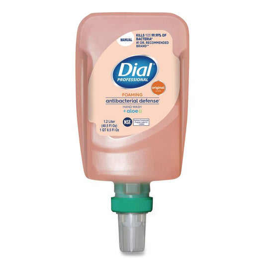 Antibacterial Defense Foaming Hand Wash Refill for FIT Manual Dispenser, Original Scent, 1.2 L, 3/Carton