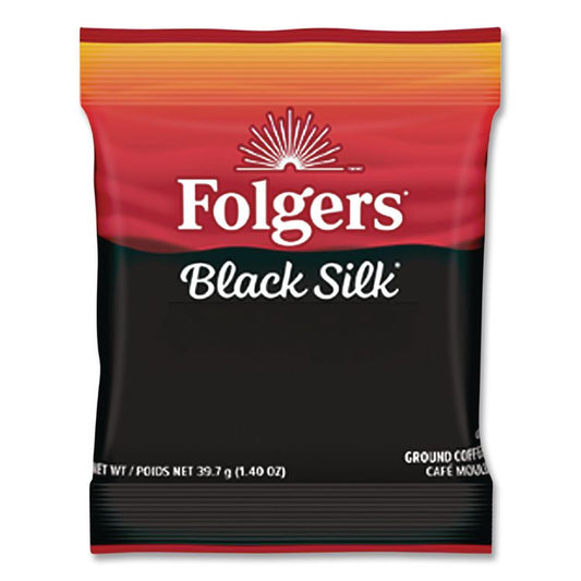 Coffee Filter Packs, Black Silk, 1.4 oz Pack, 40Packs/Carton