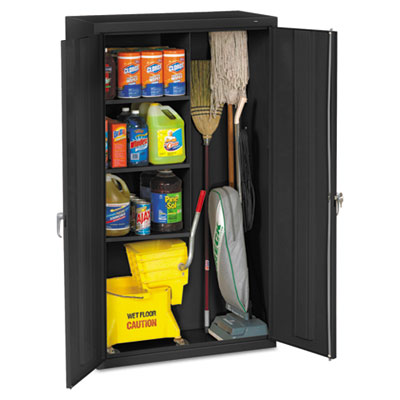 TNNJAN6618DHBK CABINET,JANITORIAL,BK