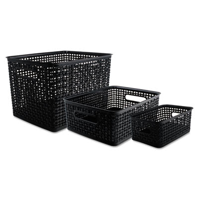 AVT40329 BIN,PLSTC WVE,S,M,L,3,BK