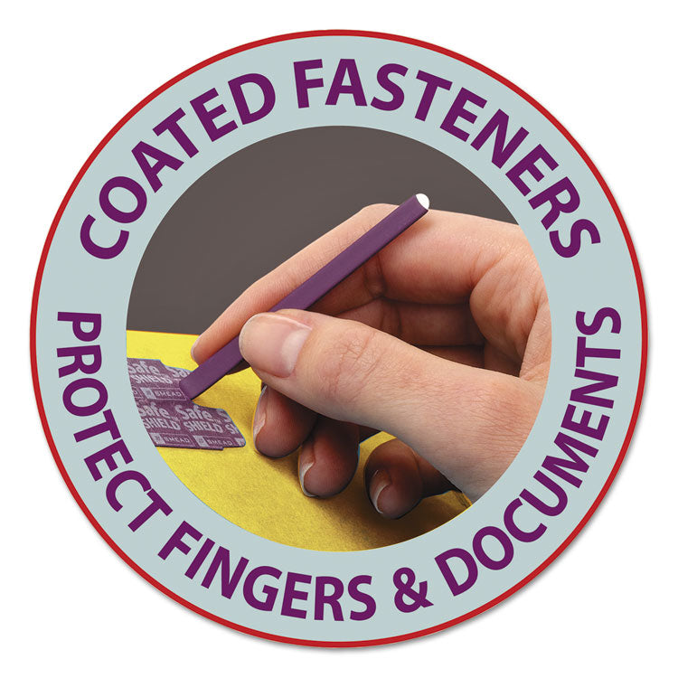 Pressboard Top Tab Classification Folders, Expands 2", 1 Divider, 4 SafeSHIELD Fasteners, Legal Size, Yellow, 10/Box