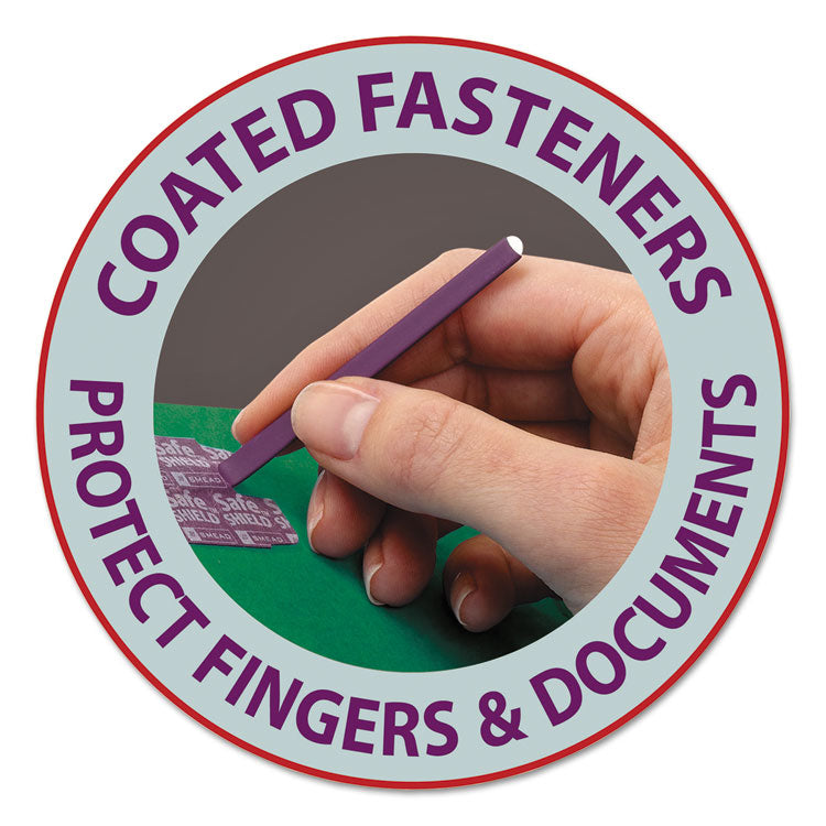 End Tab Pressboard Classification Folders, Expands 2", 2 Dividers, 6 SafeSHIELD Fasteners, Legal Size, Green, 10/Box