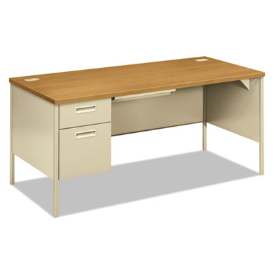 HONP3266LCL DESK,SGLPED,66",HARVEST