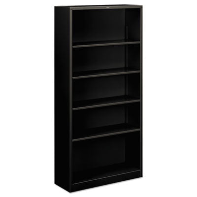 HONS72ABCP BOOKCASE,METL,71X34.5,BK