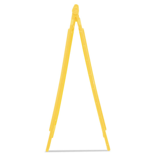 "Caution Wet Floor" Sign, 11 x 12 x 25, Yellow