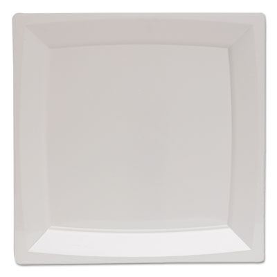 WNAMS75W PLATE,SALAD,6 3/4"SQ,WH