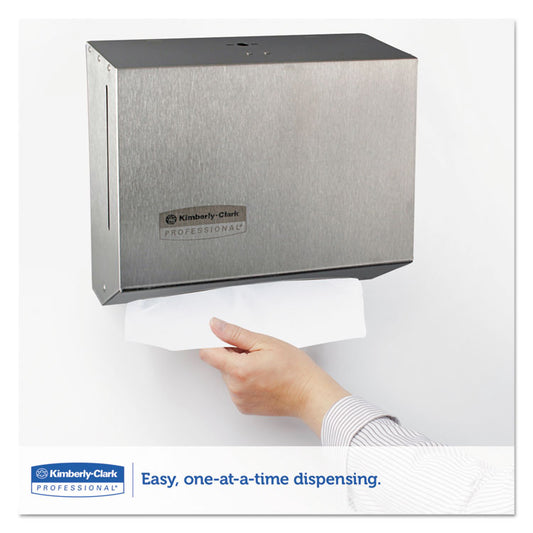 Windows Scottfold Compact Towel Dispenser, 10.6 x 4.75 x 9, Stainless Steel