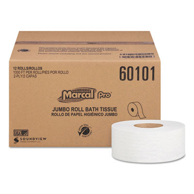 MRC60101 TISSUE,JUMBORLL,2PLY,12RL