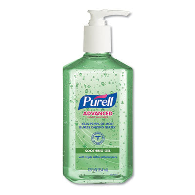 GOJ363912EA SANITIZER,PUREL,ALOE,12OZ