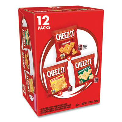 KEB94026 FOOD,CHEEZIT VARIETY,12