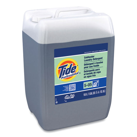 Coldwater Laundry Detergent, Tide Original Scent, 5 gal Closed-Loop Plastic Container